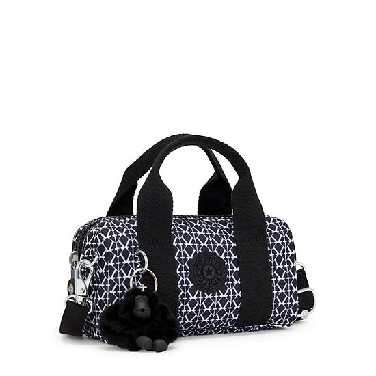 Kipling Bina Mini Printed Shoulder Bags Grey / White / Black | XPZBS0452