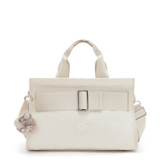 Kipling Charna Metallic Shoulder Bags Beige | ZOURD5401