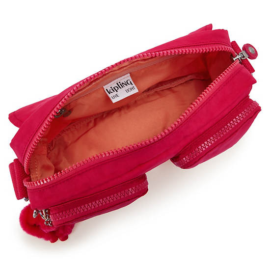 Kipling Chilly Up Crossbody Bags Pink | RHGOC2543