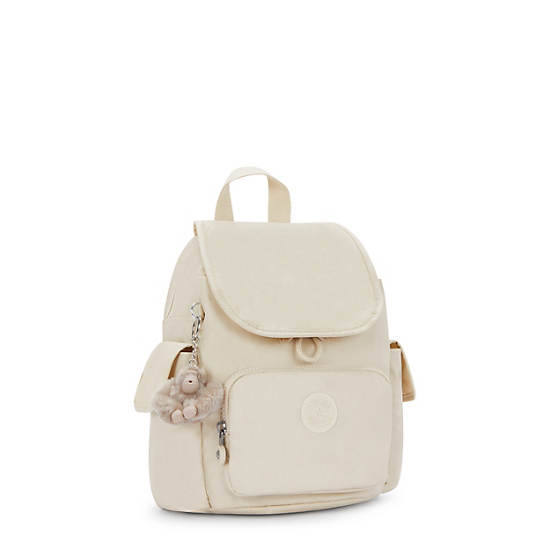 Kipling City Pack Metallic Mini Backpack Beige | AYUHS3468