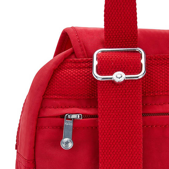 Kipling City Pack Mini Backpack Red / Dark / Red | OIVLY3598