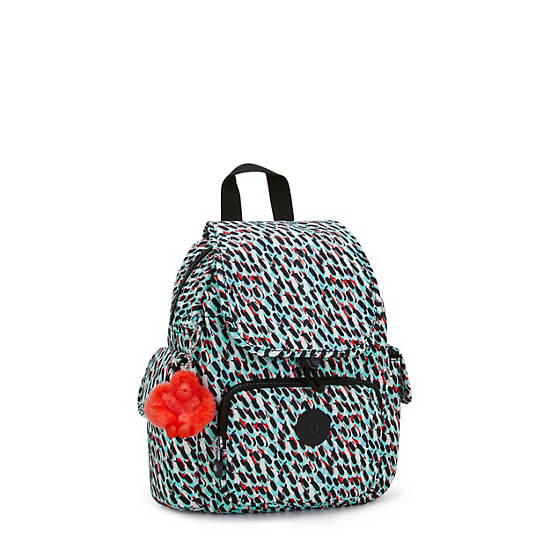 Kipling City Pack Printed Mini Backpack Black / Multicolor | SRQDA1825