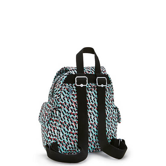 Kipling City Pack Printed Mini Backpack Black / Multicolor | SRQDA1825