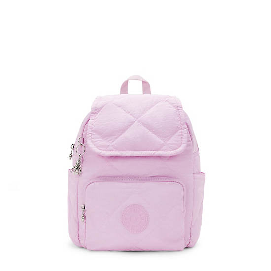 Kipling City Pack Quilted Small Backpack Pink | UFTMH2809