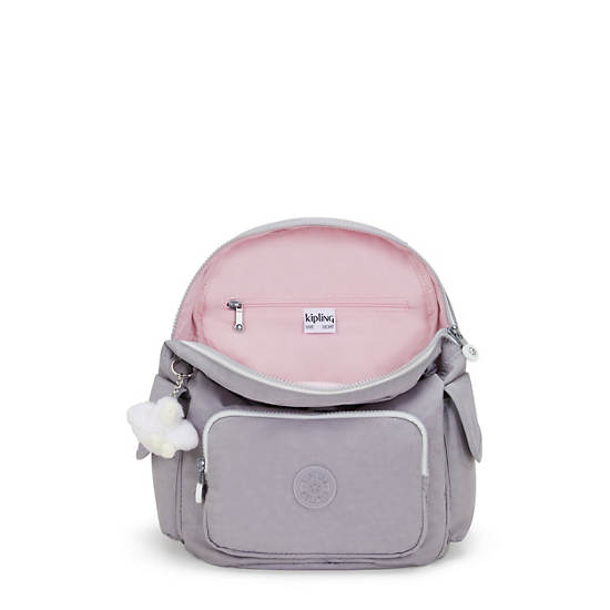 Kipling City Pack Small Backpack Grey | ERKFT7408