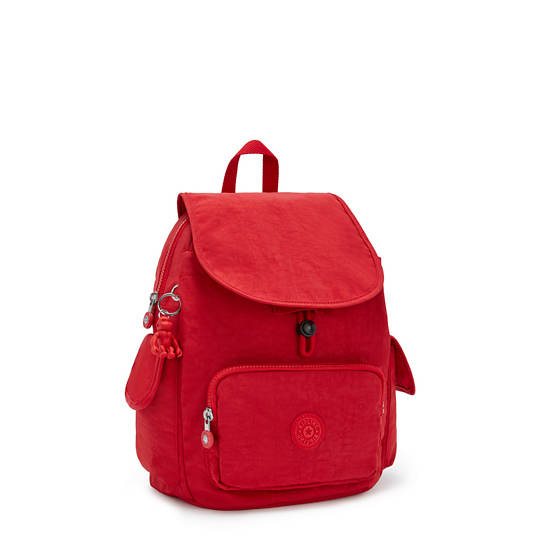 Kipling City Pack Small Backpack Red / Dark / Red | OIVQC4805