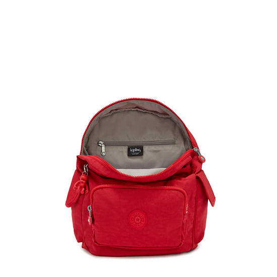 Kipling City Pack Small Backpack Red / Dark / Red | OIVQC4805