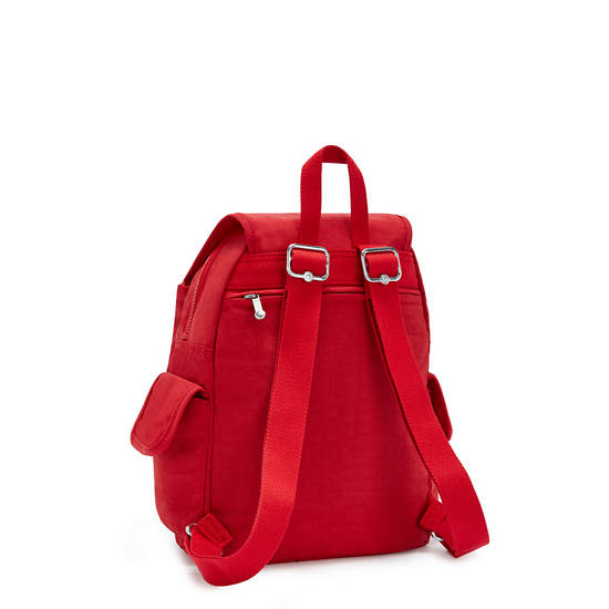 Kipling City Pack Small Backpack Red / Dark / Red | OIVQC4805