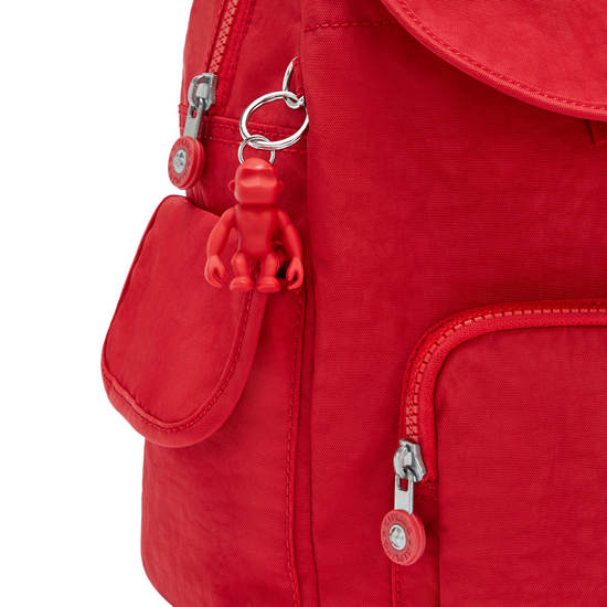 Kipling City Pack Small Backpack Red / Dark / Red | OIVQC4805