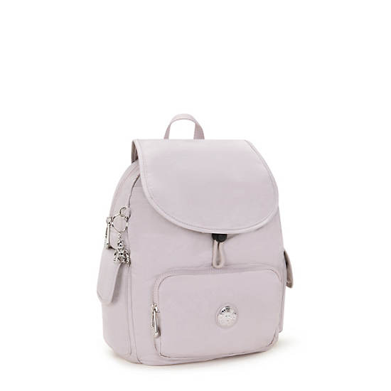 Kipling City Pack Small Backpack Silver | OBHIG1203