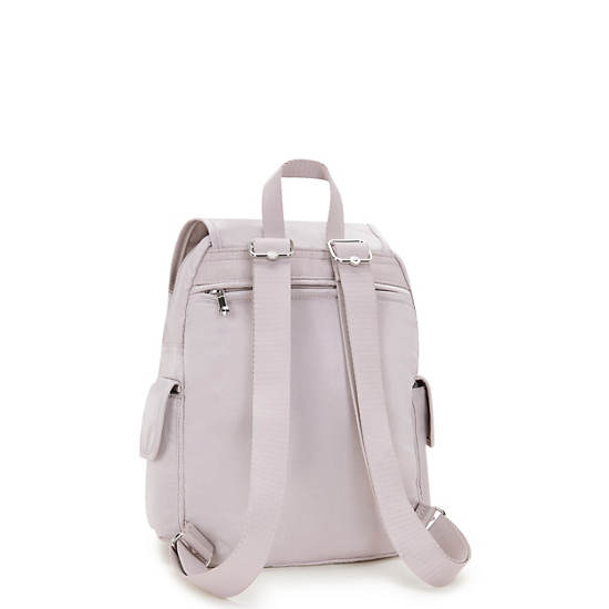 Kipling City Pack Small Backpack Silver | OBHIG1203