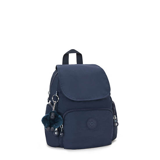 Kipling City Zip Mini Backpack Blue | ROMGS4109