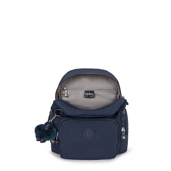 Kipling City Zip Mini Backpack Blue | ROMGS4109