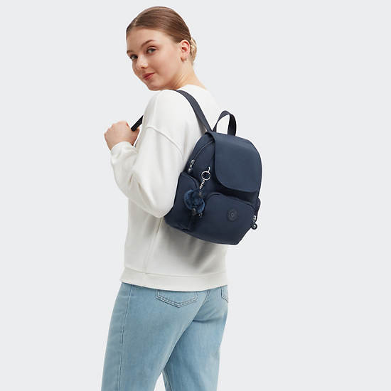 Kipling City Zip Mini Backpack Blue | ROMGS4109