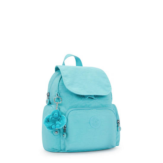 Kipling City Zip Mini Backpack Light Turquoise | XNEGM2579