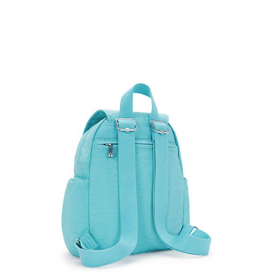 Kipling City Zip Mini Backpack Light Turquoise | XNEGM2579