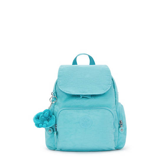 Kipling City Zip Mini Backpack Light Turquoise | XNEGM2579