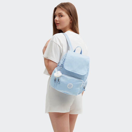 Kipling City Zip Small Backpack Blue | IJVSQ0473