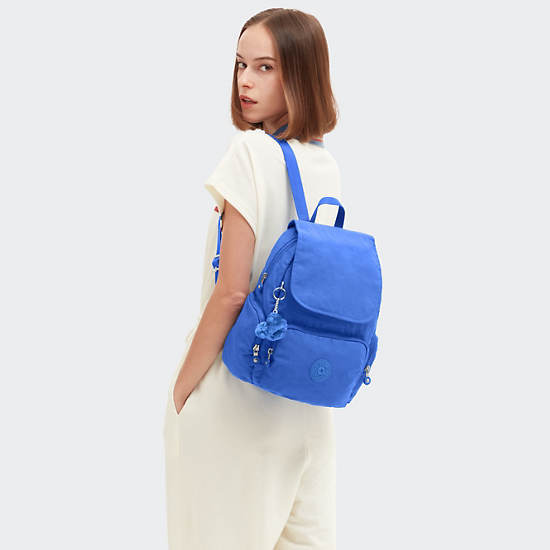 Kipling City Zip Small Backpack Blue | PNCLH3217