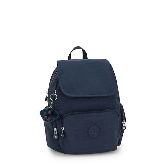 Kipling City Zip Small Backpack Blue | SIMPB1394