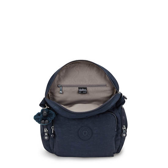 Kipling City Zip Small Backpack Blue | SIMPB1394