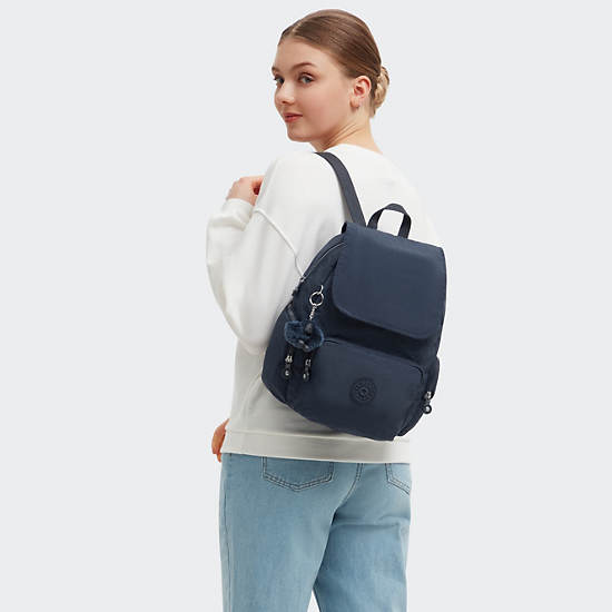 Kipling City Zip Small Backpack Blue | SIMPB1394