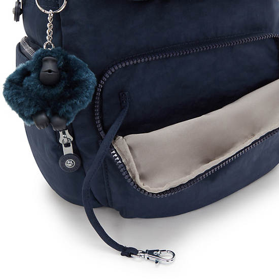 Kipling City Zip Small Backpack Blue | SIMPB1394