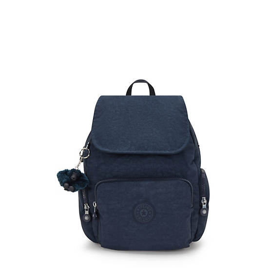 Kipling City Zip Small Backpack Blue | SIMPB1394