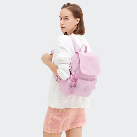 Kipling City Zip Small Backpack Pink | TIWEA5304