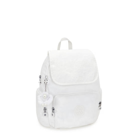 Kipling City Zip Small Backpack White | DHBGV9278