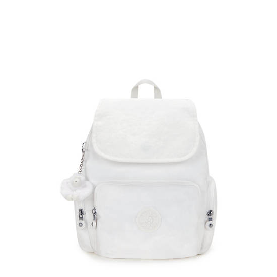 Kipling City Zip Small Backpack White | DHBGV9278