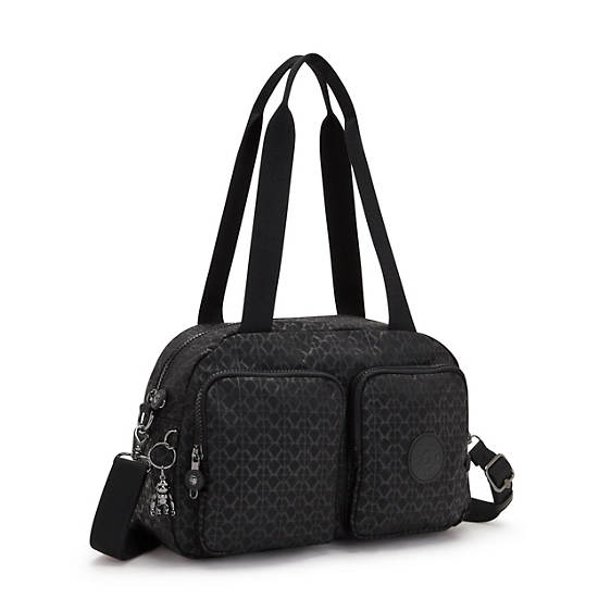 Kipling Cool Defea Printed Shoulder Bags Black | OJPCG4360