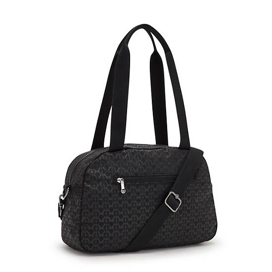 Kipling Cool Defea Printed Shoulder Bags Black | OJPCG4360