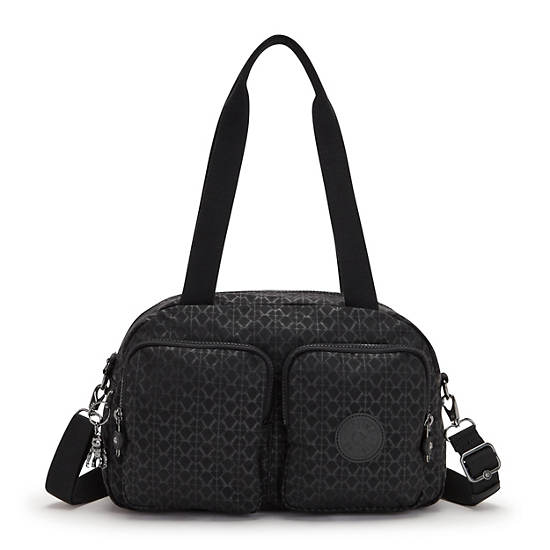 Kipling Cool Defea Printed Shoulder Bags Black | OJPCG4360