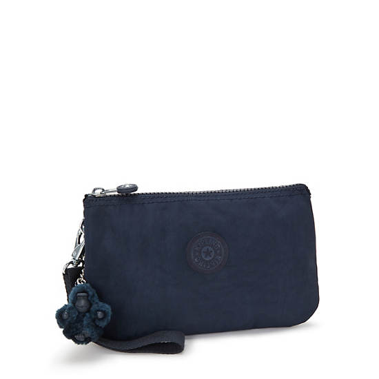 Kipling Creativity Extra Large Wristlet Wallets Blue | CIVKB3416