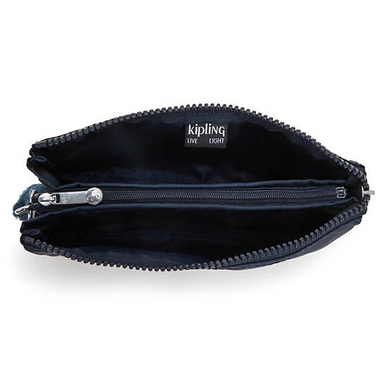 Kipling Creativity Extra Large Wristlet Wallets Blue | CIVKB3416