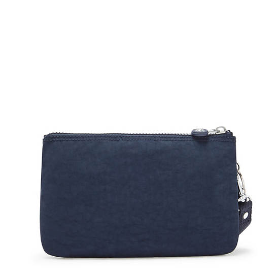 Kipling Creativity Extra Large Wristlet Wallets Blue | CIVKB3416