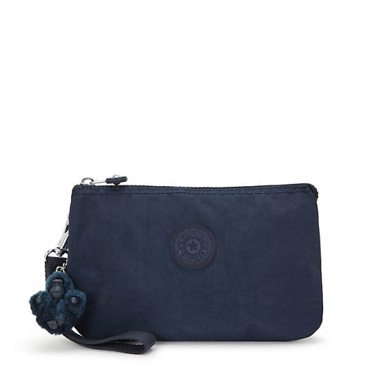 Kipling Creativity Extra Large Wristlet Wallets Blue | CIVKB3416