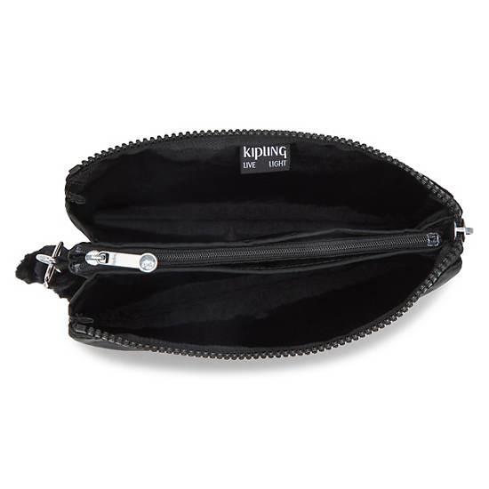 Kipling Creativity Extra Large Wristlet Wallets Black | YROLX9046