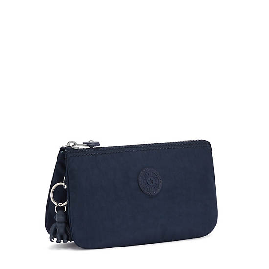 Kipling Creativity Large Pouches Blue | JYKSM6089