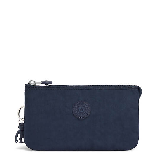 Kipling Creativity Large Pouches Blue | JYKSM6089