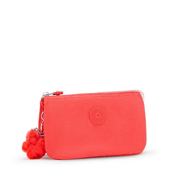 Kipling Creativity Large Pouches Coral | WKZFV3029