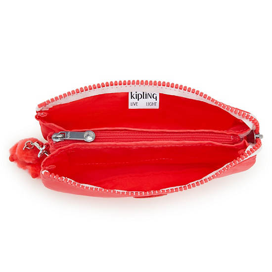 Kipling Creativity Large Pouches Coral | WKZFV3029