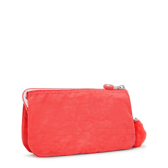 Kipling Creativity Large Pouches Coral | WKZFV3029