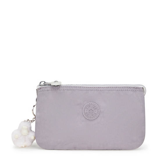 Kipling Creativity Large Pouches Grey | JZCTQ8316