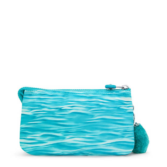 Kipling Creativity Large Printed Pouches Light Turquoise | CSPJU0153