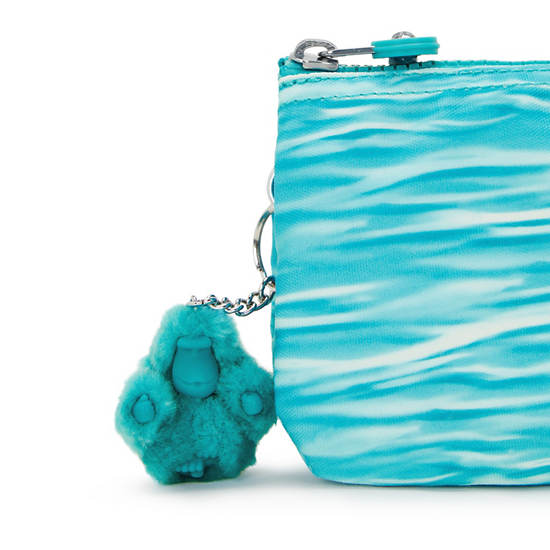 Kipling Creativity Large Printed Pouches Light Turquoise | CSPJU0153