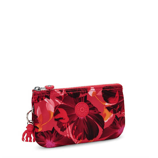 Kipling Creativity Large Printed Pouches Red / Black | CYMNG5803