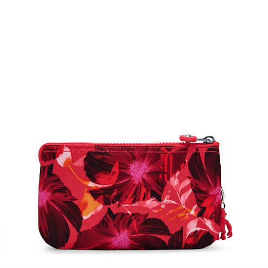 Kipling Creativity Large Printed Pouches Red / Black | CYMNG5803