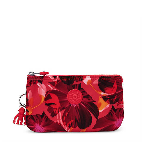 Kipling Creativity Large Printed Pouches Red / Black | CYMNG5803